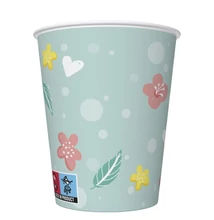 PM-KD01_041001 Papírpohár 8*250ml Trópusi gyümölcsök