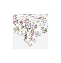 PM-OD01_037001 Papírterítő 120*180cm Színes unikornis