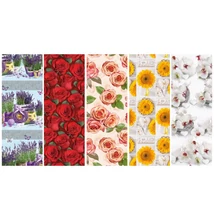 PM-P1_OG_206 Csomagolópapír 50db 99,5*68,5cm Pol-Mak (virágos)