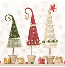 PM-SDGW_008001 Papírszalvéta mintás Daisy 33*33cm Grincsfák