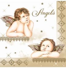 PM-SDGW_009101 Papírszalvéta mintás Daisy 33*33cm Angyalkák