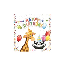 PM-SDOG_012701 Papírszalvéta mintás Daisy 33*33cm Állati party