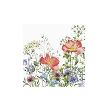 PM-SDOG_032001 Papírszalvéta mintás Daisy 33*33cm Nyári virágok