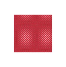 PM-SDOG_036801 Papírszalvéta mintás Daisy 33*33cm Piros pöttyös