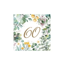 PM-SLOG_060704 Papírszalvéta mintás Maki 33*33cm 