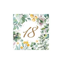 PM-SLOG_060705 Papírszalvéta mintás Maki 33*33cm 