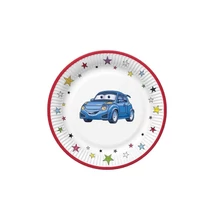 PM-TD02_037101 Papírtányér 22,7cm 8cm Autós