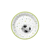 PM-TD02_037201 Papírtányér 22,7cm 8db Focis