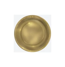 PM-TM02_005400 Papírtányér 22,7cm 8db Arany
