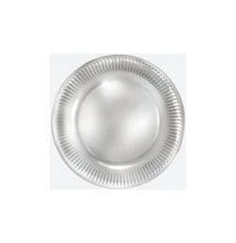 PM-TM02_005500 Papírtányér 22,7cm 8db Ezüst