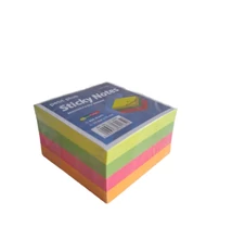 PP2310095 Jegyzettömb öntapadós 75*75mm 450 lap neon color mix