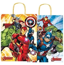 SAD-MVA26963D Ajándéktasak kraft 26*34*12cm Marvel (2 oldalas)