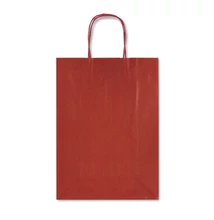 SAD-SDF26551 Papírtasak bordázott Rubinvörös (26*12*36cm)