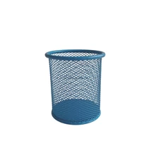 SC-OF197k Írószertartó fémhálós kék 90*98mm