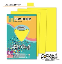 Dekorgumi A/4 10ív sárga SC1187