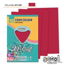 Dekorgumi A/4 10ív piros SC1189