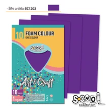 Dekorgumi A/4 10ív s.lila SC1202
