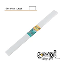 Krepp papír 50*200cm fehér SC1238