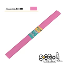 Krepp papír 50*200cm rózsaszín SC1247