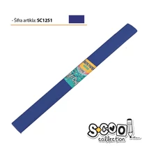 Krepp papír 50*200cm kék SC1251