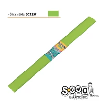 Krepp papír 50*200cm kiwi SC1257