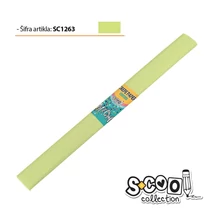 Krepp papír 50*200cm zöldes-sárga SC1263
