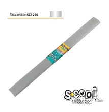 SC1270 Krepp papír 50*200cm Gyöngyház Fehér