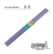 SC1272 Krepp papír 50*200cm Gyöngyház Lila