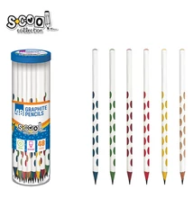 Grafitceruza HB White&amp;Dots 48db-os