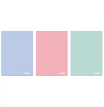 Füzet A4 42lap Pastel sima