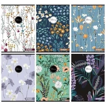 Füzet A4 54lap Flowers kockás