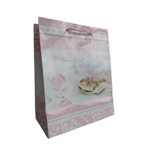 TAS 939 Dísztasak közepes esküvői gyűrűs rózsaszín 225*178*100