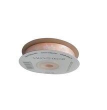 VD-BR12-84 Virágmintás szatén szalag 12mm*20m - Barack