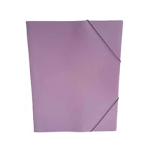 YL213931l Gumis mappa A/4 PVC pasztell lila