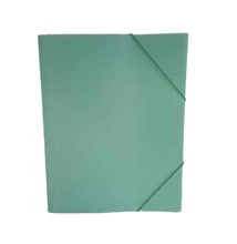 Gumis mappa A/4 PVC pasztell zöld