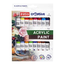Akrilfesték készlet  16 szín,  12 ml