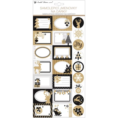 Ajándékkísérő matrica 18 x 40 cm, 23 db
