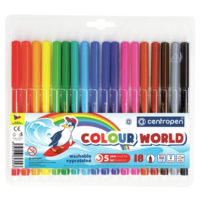 COLOUR WORLD filctoll 18 db-os készlet