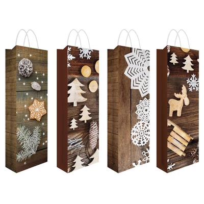 Karácsonyi papírtasak B 12*36*9cm