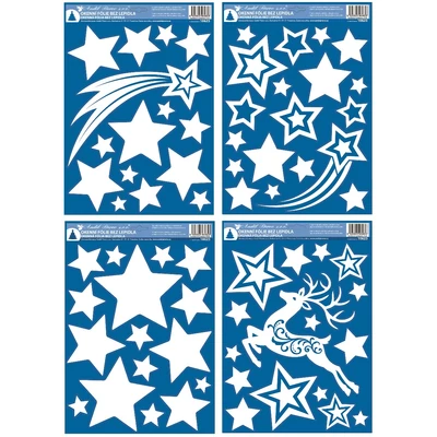 Ablakmatrica 10623 Csillagok (glitteres) 30*42cm