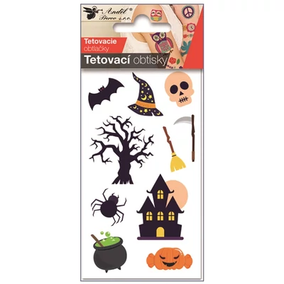 Tetováló matrica, 6 x 10  cm - HALLOWEEN