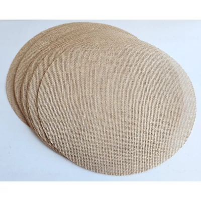 ACH-359107 Juta lap Kör, öntapadós 26cm 10db-os