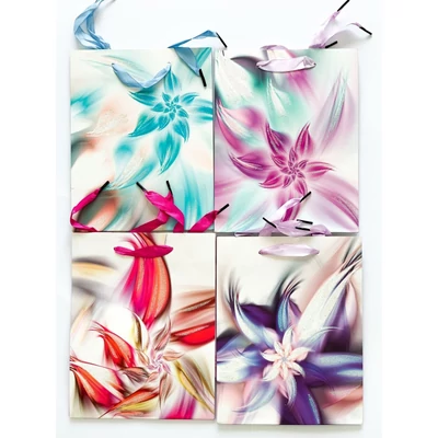 ACH-ER0815 Dísztasak Nightbreak glitteres virágok 42*30*12cm 4féle minta