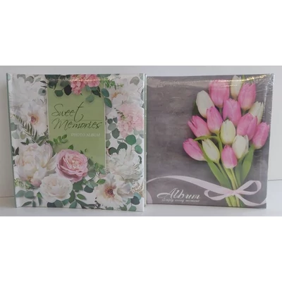 AD-BBM46200 P22-20 Fotóalbum zsebes 10*15/200 Virágos 2 féle