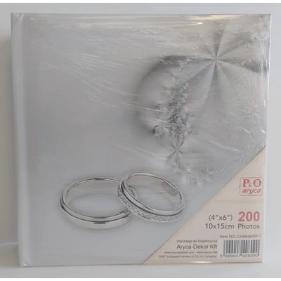 AD-CHBB46200-7 Fotóalbum bedugós 10*15/200 Esküvői