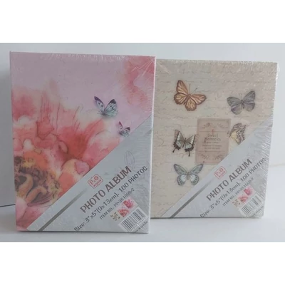 AD-PP35100S-2 Fotóalbum zsebes 9*13/100 Pillangós 2 féle