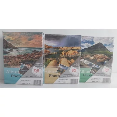 AD-PP46100-1 Fotóalbum zsebes 10*15/100 Tájkép 3 féle