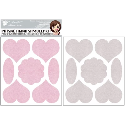 AN-15072 Matrica 15072 Titkos kaparós szívek 15*21cm