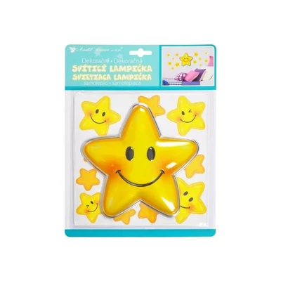 AN10551 Falmatrica 10551 Csillag LED lámpával 18cm
