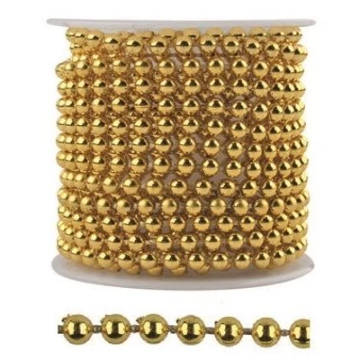 AN2087 Dekorációs gyöngy zsinór 3m arany